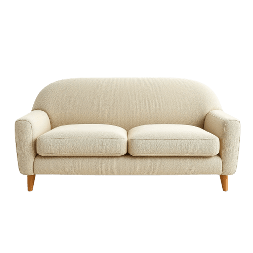 Bouclé Cloud Sofa – Beige
