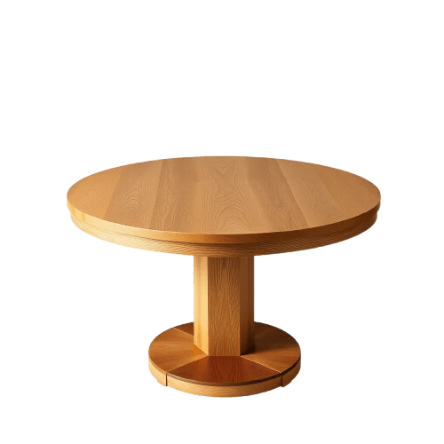 Round Oak Dining Table