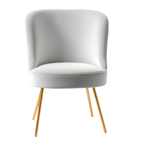 Velvet Dining Chair – Grey