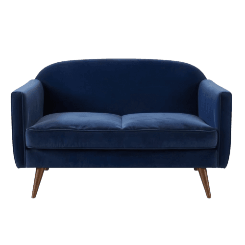 Bergen 2-Seater Sofa – Navy