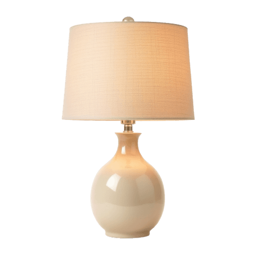 Linen Table Lamp – Beige